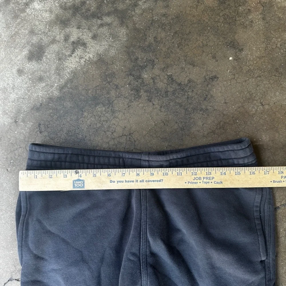 Nike Sweatpants Mens Large Black Excellent Fleece Joggers Swoosh Logo